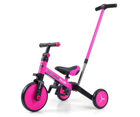 Milly Mally Rowerek 4w1 Optimus Plus Pink Milly Mally Rowerek 4w1 Optimus Plus Pink