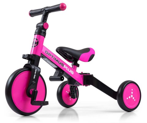 Milly Mally Rowerek 4w1 Optimus Plus Pink Milly Mally Rowerek 4w1 Optimus Plus Pink