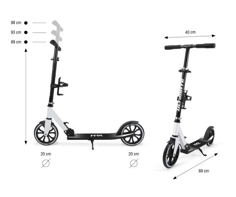 Milly Mally Scooter Ultimate White Milly Mally Scooter Ultimate White