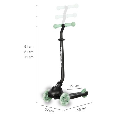 Qplay Hulajnoga Sema Evo 3w1 Green Qplay Hulajnoga Sema Evo 3w1 Green
