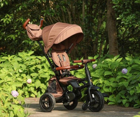 Qplay Rowerek Trójkołowy Rito Deluxe Rubber Brown Qplay Rowerek Trójkołowy Rito Deluxe Rubber Brown