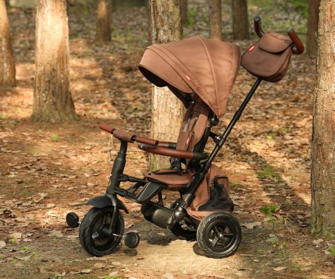 Qplay Rowerek Trójkołowy Rito Deluxe Rubber Brown Qplay Rowerek Trójkołowy Rito Deluxe Rubber Brown