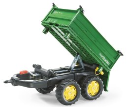 Rolly Toys 122004 Przyczepa Rolly-Mega Trailer jasno zielona, żółte koła, 2-osie