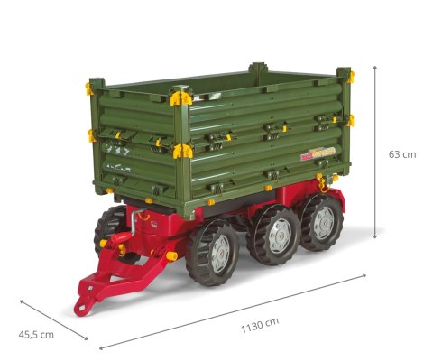 Rolly Toys 125012 Przyczepa Rolly-Multi Trailer 3-Osie Rolly Toys 125012 Przyczepa Rolly-Multi Trailer 3-Osie