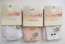 Rajstopy DZ bawełna z aplikacją ex 56/86 MILUSIE 1263