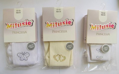 Rajstopy DZ bawełna z aplikacją ex 56/86 MILUSIE 1263