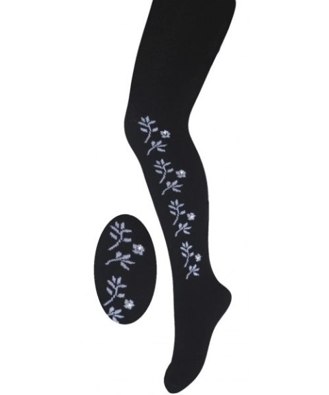 Rajstopy DZ bawełna z aplikacją ex 92/122 MILUSIE 1264