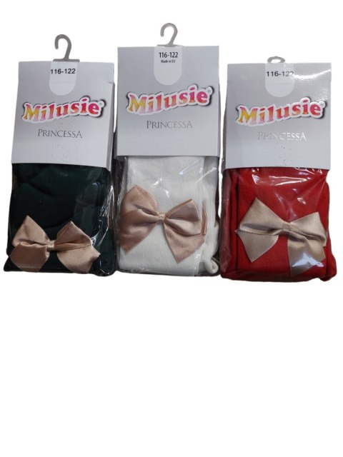 Rajstopy DZ bawełna z aplikacją ex 92/122 MILUSIE 1264