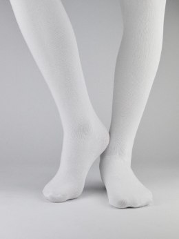 Rajstopy super soft białe 116/122 NOVITI RB004-G-03