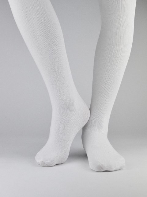 Rajstopy super soft białe 116/122 NOVITI RB004-G-03