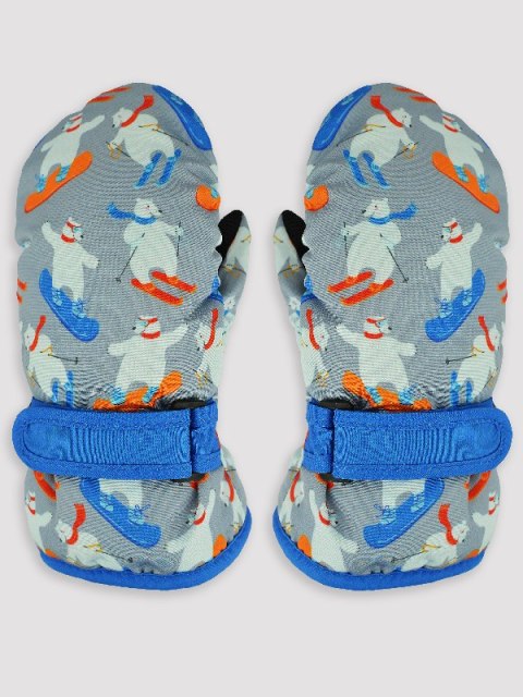 NOVITI RN041-B-01 Rękawiczki narciarskie 1P chłopięce narciarz 12