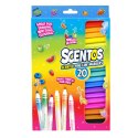 SCENTOS ST 20435 Pachnące flamastry - KOLOROWE 20szt