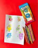 Pachnące kredki ołówkowe 12 szt SCENTOS ST 40515