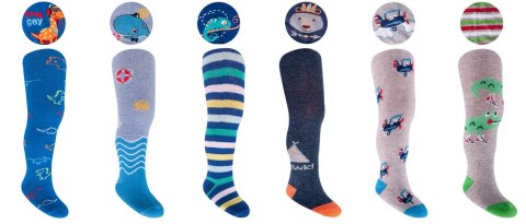 Rajstopy bawełniane wzorowane 68/74 SCORPIO RA-03