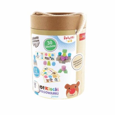 TREFL 61514 Zabawka drewniana O! Klocki Pasowanki Junior