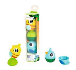 TREFL LALABOOM 61677 Zestaw kulko-klocków - zwierzątka leśne - 6 elementów