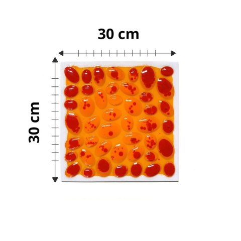 Ścieżka sensoryczna - sensoryczne płytki z cieczą fakturowe 4 sztTULLO 701.