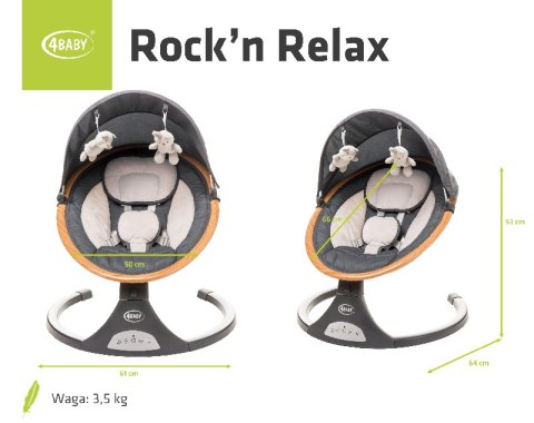 Huśtawka ROCK'N RELAX XXIV GREY 4 BABY