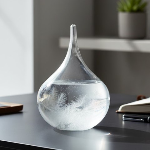 Barometr Burzowy Fitzroya - Kropla Storm Glass - BAG1