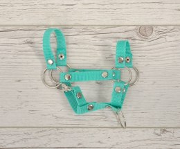 Kantar dla konia Hobby Horse uniwersalny A4 i A5 zapinany - miętowy
