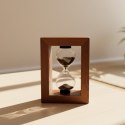 Klepsydra Piaskowa 3 Minuty w Drewnianej Ramie - Elegancka Dekoracja - M123