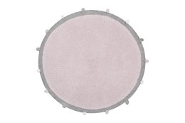 Lorena Canals Dywan bawełniany Bubbly Soft Pink Ø 120 cm