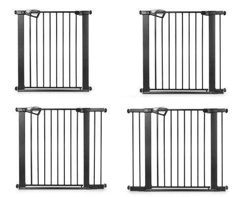 Milly Mally Bramka zabezpieczająca Barierka na schody z rozszerzeniami Guardy 104 Black