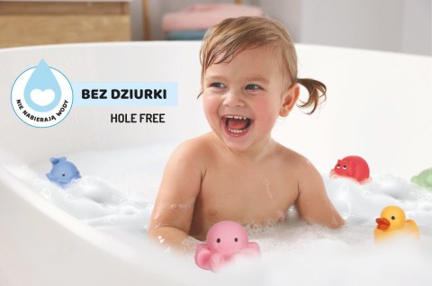 Zwierzątka do kąpieli 5 szt bez dziurki higieniczne TULLO 519
