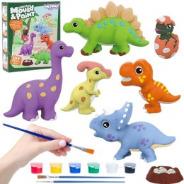 Figurki DIY Zestaw Dinozaury WOOPIE 55327