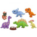 Figurki DIY Zestaw Dinozaury WOOPIE 55327