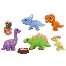 Figurki DIY Zestaw Dinozaury WOOPIE 55327