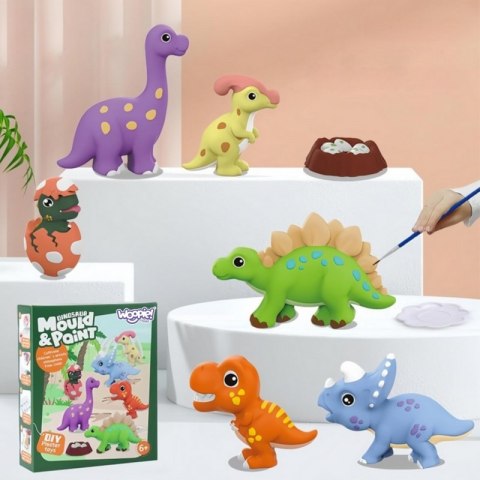 Figurki DIY Zestaw Dinozaury WOOPIE 55327