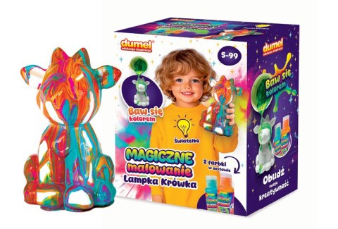 Magiczne malowanie - lampka krówka DUMEL DD 30618