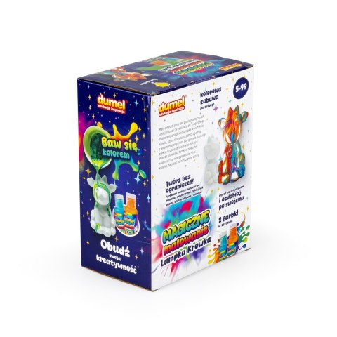 Magiczne malowanie - lampka krówka DUMEL DD 30618