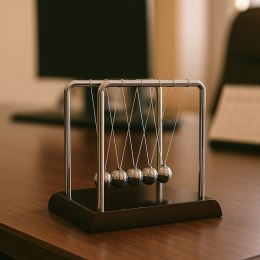 Kulki Newtona - Drewno Metal - YG002BW