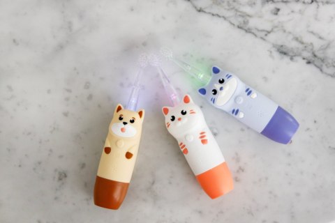 INNOGIO GIO-453VIOLET Soniczna szczoteczka dla dzieci GIOcat fioletowa