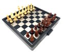Szachy Drewniano-Metalowe 33x33cm - G334B