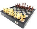 Szachy Drewniano-Metalowe 33x33cm - G334B