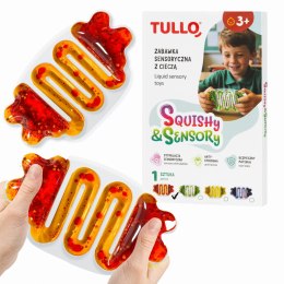 Zabawka sensoryczna z cieczą squishy pomarańcz.TULLO 706