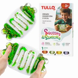 Zabawka sensoryczna z cieczą squishy zielony TULLO 707