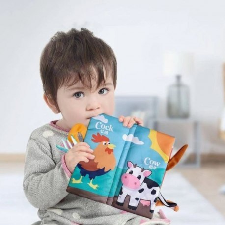 Książeczka z ogonkami zwierząt WOOPIE 48266