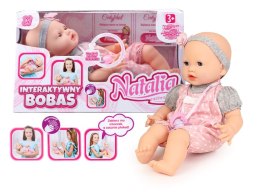 ARTYK 187711 Lalka NATALIA Bobas mimiczny ze smoczkiem 41 cm