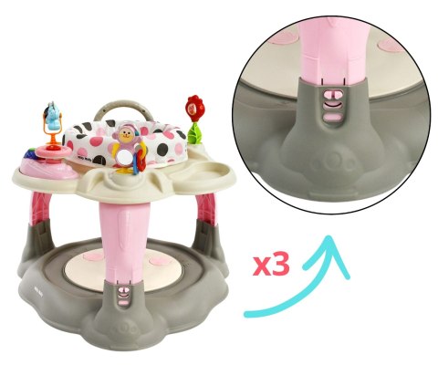 MILLY MALLY 6261 Centrum aktywności Twist Pastel Dots