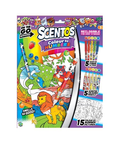 SCIENTOS ST 10533 Pachnący zestaw - kreatywna teczka display 12 szt.