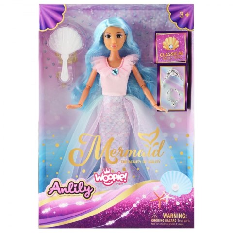 Lalka Lili - Syrenka z Akcesoriami WOOPIE 58021 Royal