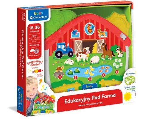 Clementoni Baby 50386 Edukacyjny Pad Farmera