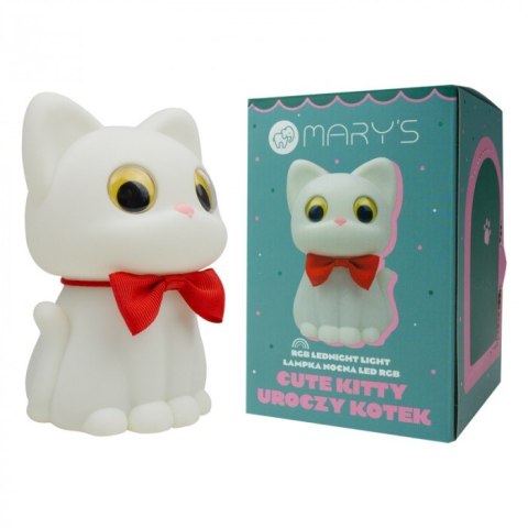 Lampka nocna LED Uroczy Kotek MARY'S MW61590