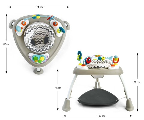 MILLY MALLY 6262 Centrum aktywności Bounzee Grey