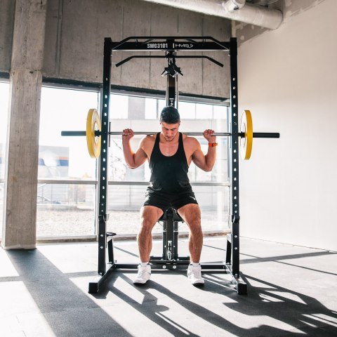 SWC3101 SUWNICA SMITHA NA WOLNY CIĘŻAR Z WYCIĄGIEM SEMI COMMERCIAL HMS