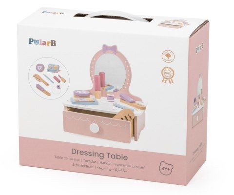 Viga 44271N PolarB Drewniana toaletka z akcesoriami do zabawy